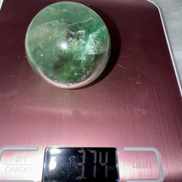 Beautiful Fluorite Crystal Bundle: Sphere & Tower - Picture 5 of 6